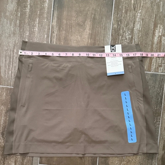 Taupe Stretch Skort - Picture 4 of 8